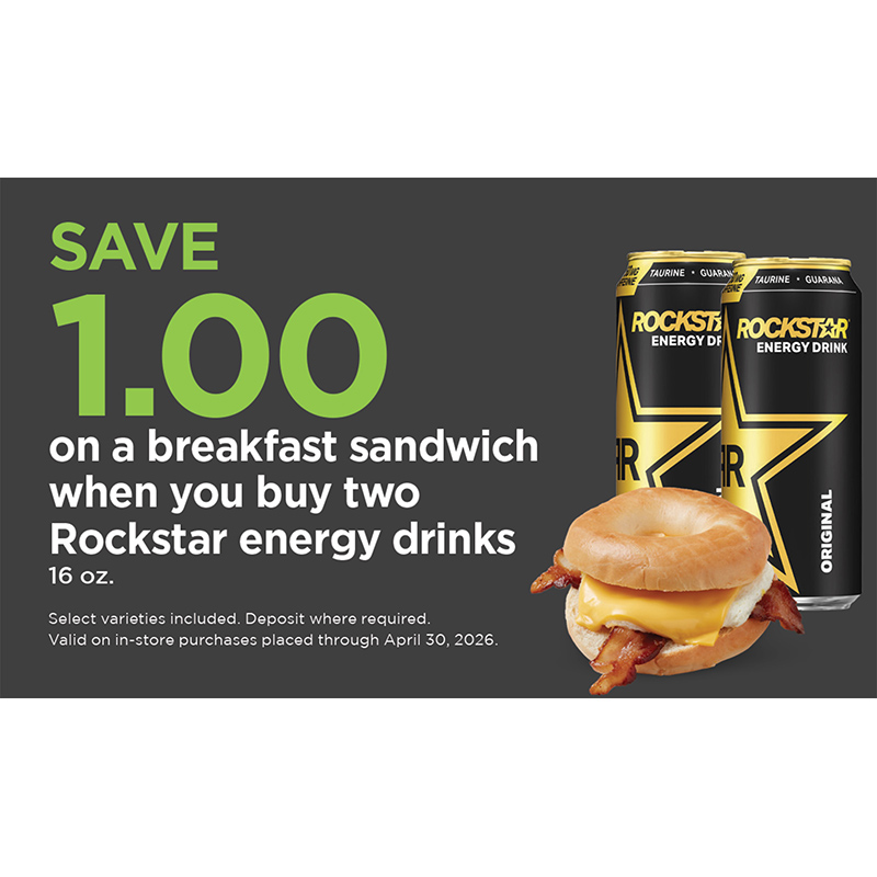Pass Through (4x2.375) 1$ off Bfast Sandwich